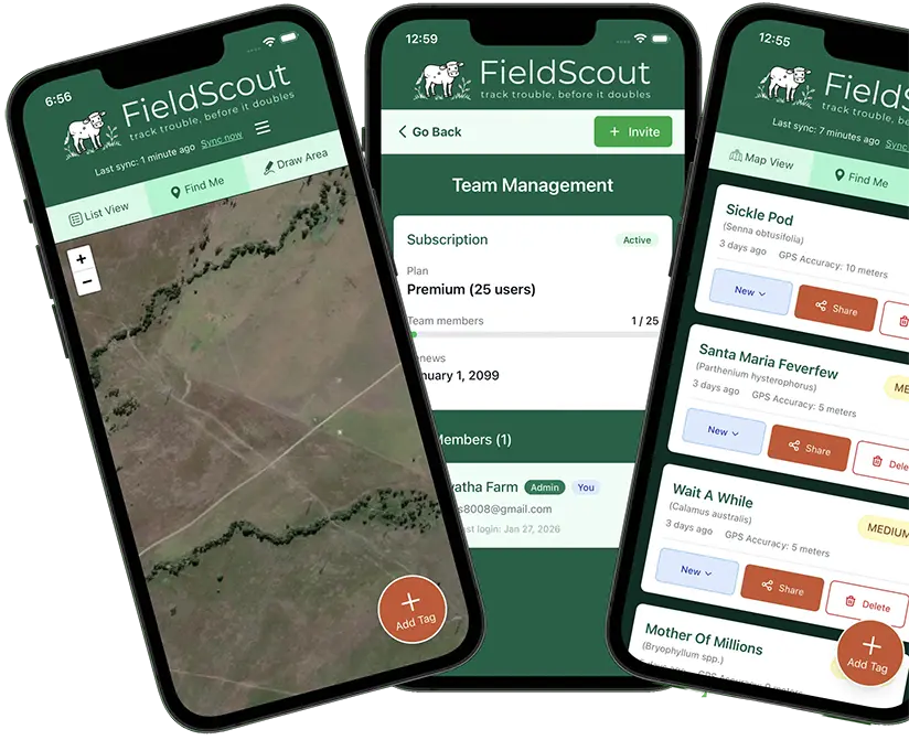 FieldScout App Screenshot